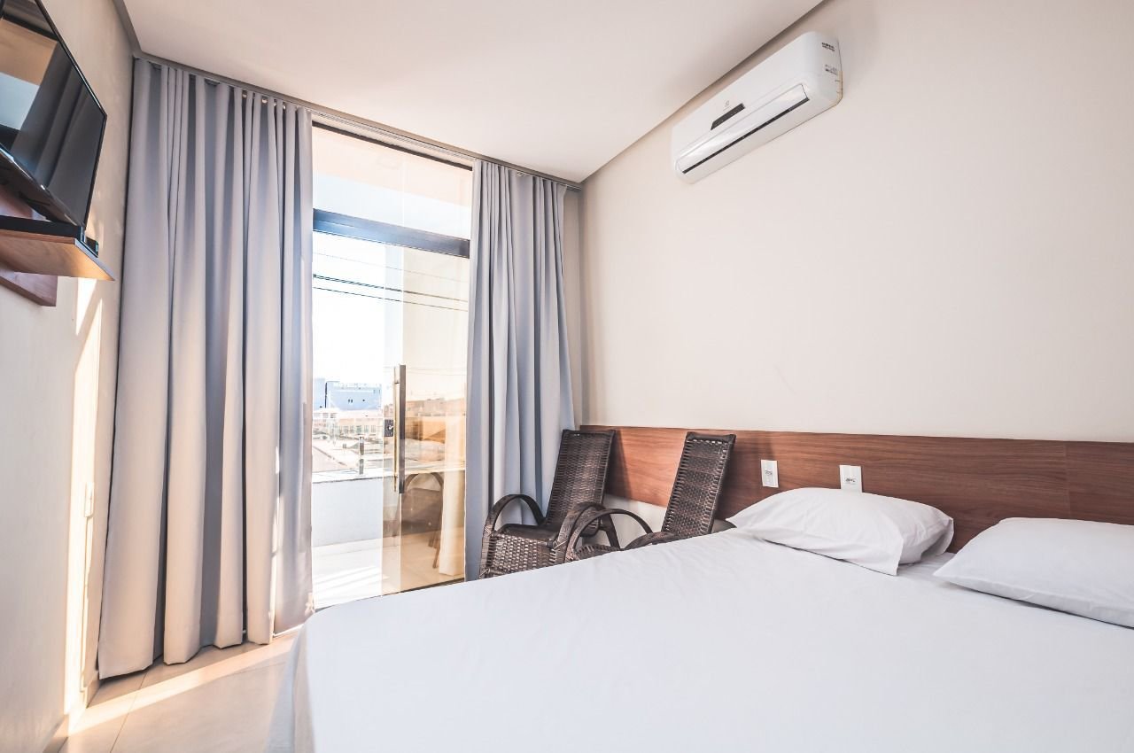 Foto de um quarto de casal do hotel